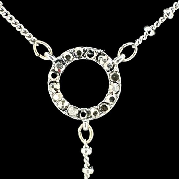 Simply Vera Vera Wang Black Tone Simulated Pearl Y NecklaceSimply Vera Vera Wang - Picture 4 of 10